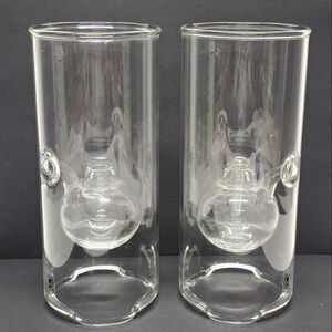 Wolfard Glassblowing Original Oil Lamp 9” Set Of 2